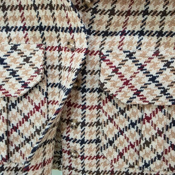 Rumored Women’s Houndstooth Set – Cropped Jacket & Mini Skirt – Size M - Picture 3 of 14